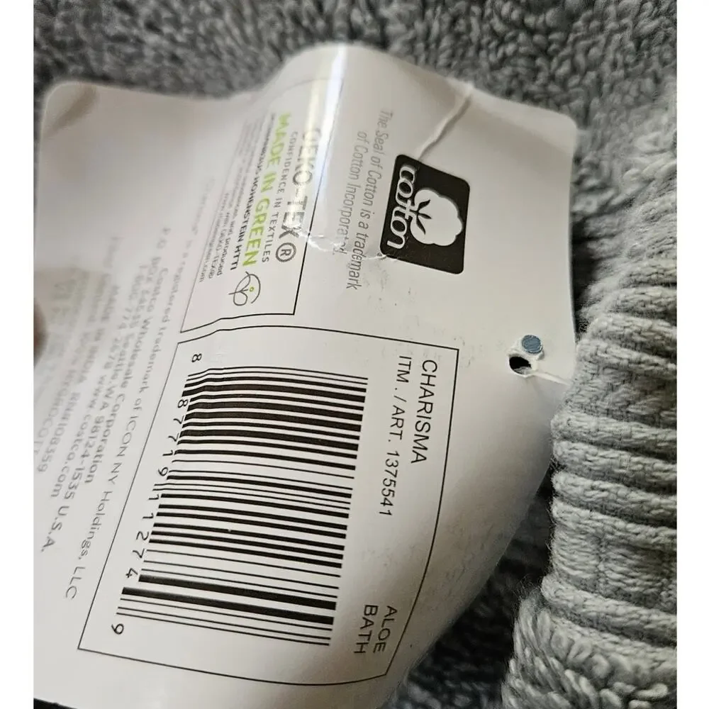 Charisma Luxury Bath Towel Hygro Cotton Aloe Green Costco NEW Towel